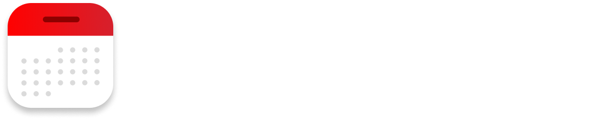 WeekCal Logo White